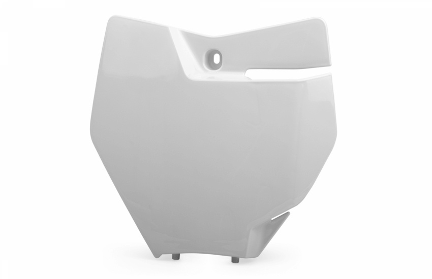 POLISPORT přední tabulka na startovací číslo KTM SX/SX-F 16-18 barva bílá (POLISPORT přední tabulka na startovací číslo KTM SX/SX-F 16-18 barva bílá)