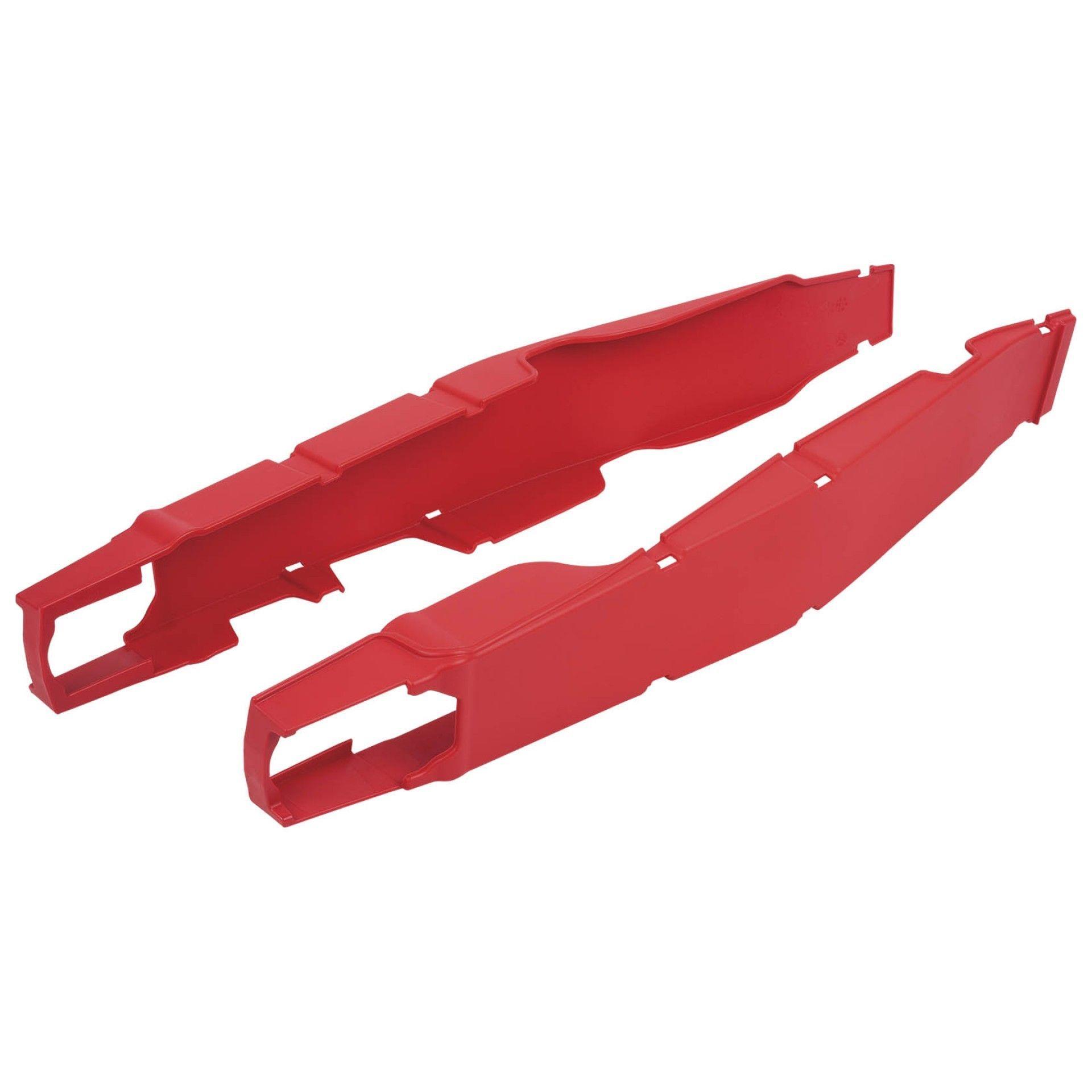 POLISPORT kryt kyvné vidlice (komplet) HONDA CR125/250R 04-07; CRF 250R 04 barva červená