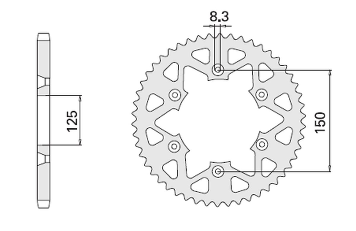 CHT rozeta 899 38 (897-38) KTM SX/EXC SXF/EXCF ALL model 88-21 (CHT rozeta 899 38 (897-38) KTM SX/EXC SXF/EXCF ALL model 88-21)