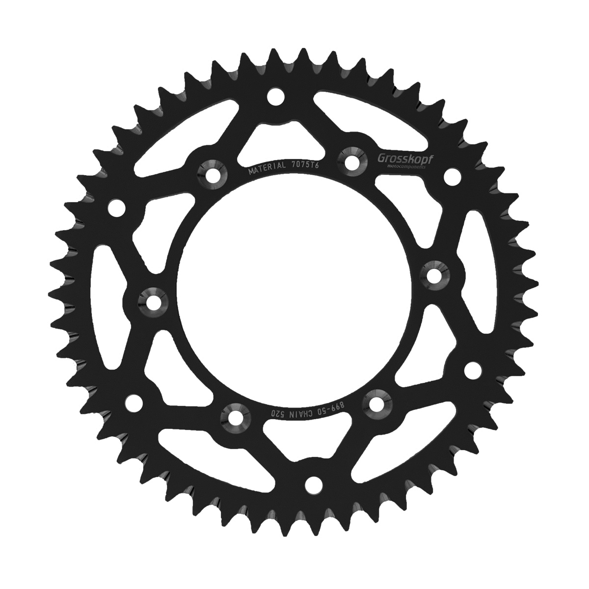 GROSSKOPF rozeta hliníková T7075 (ergal) barva černá 899 46 (89946) KTM SX/SXF/SX-F/EXCF/EXC-F/EXC/LC4/SC/MXC/ 91-25, HUSQVARNA TC/TE/FC/TC/TX/FC/FE