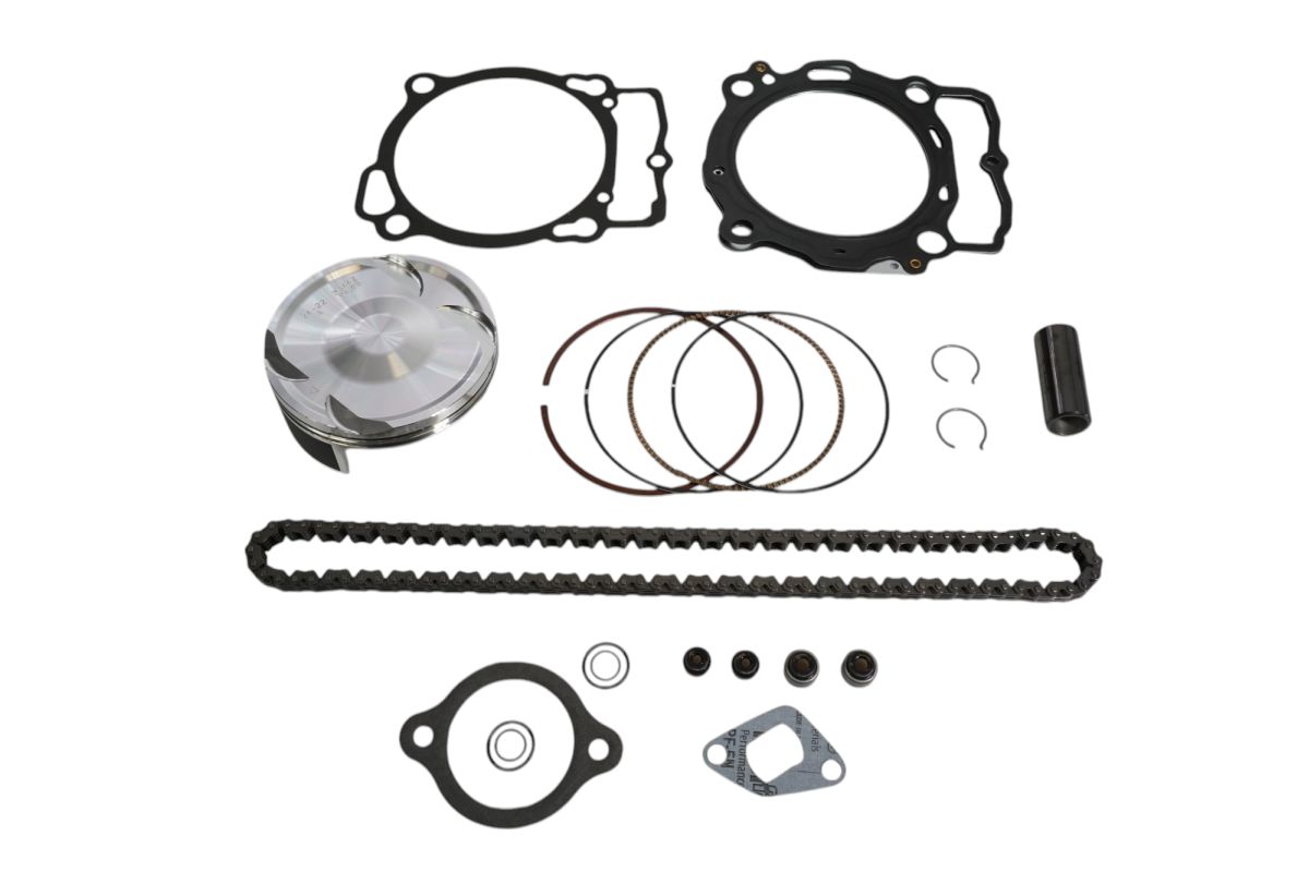 VERTEX sada na opravu horní části motoru KTM EXC 500 20-23, HUSQVARNA FE 501 20-23 (STD. + 0.01mm = 94.96mm) (11.8:1) (píst, těsnění TOP-END, rozvodový řetěz)