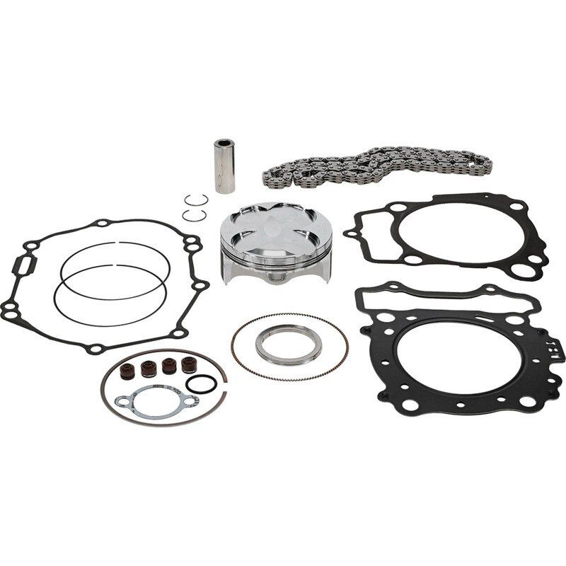 VERTEX sada na opravu horní části motoru YAMAHA WR 250 F (WRF250) 15-17, YZ 250 F (YZF250) 14-15 (STD. + 0.01mm = 76.96mm) (13.5:1) (píst, těsnění TOP-END, rozvodový řetěz)