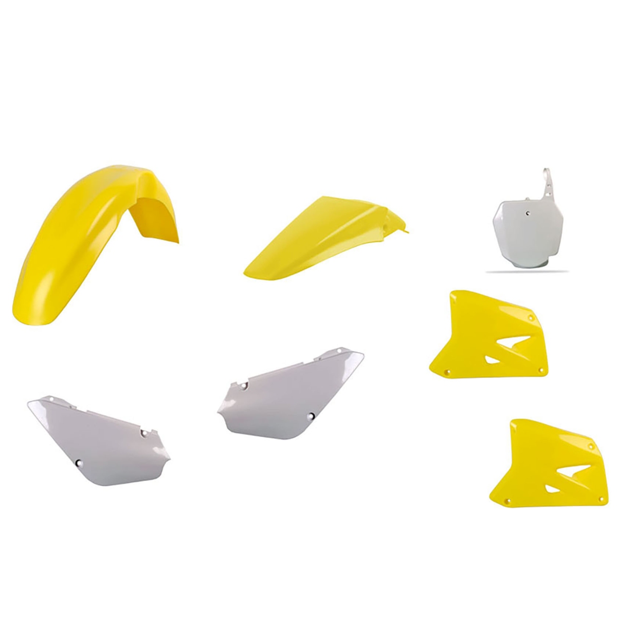 POLISPORT kompletní sada plastů SUZUKI RM 85 02-25 barva žlutá OEM