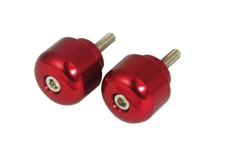V PARTS (VICMA) koncovky řidítek M6X45 barva červená, (STANDARD HONDA) HONDA CB, CBF, CBR, VFR, VTR 250-1300 1969-2008 (901RJ) (V PARTS (VICMA))