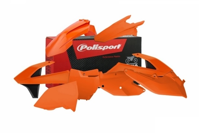 POLISPORT kompletní sada plastů KTM SX/SX-F 16-18 v sadě tabulka přední (8664900001) barva oranžová (POLISPORT kompletní sada plastů KTM SX/SX-F)