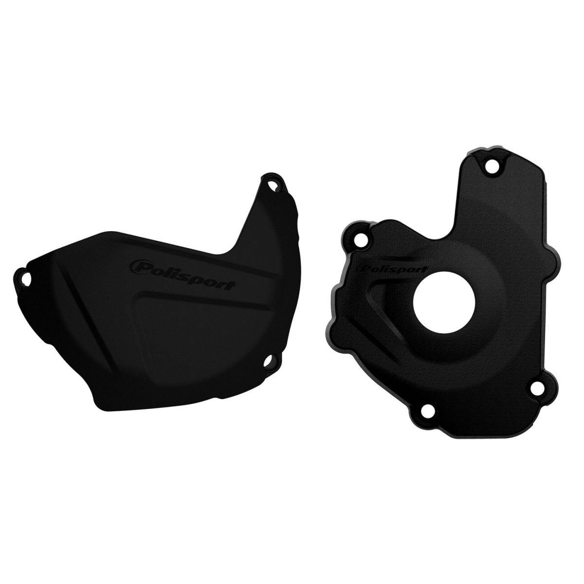 POLISPORT sada krytu alternátoru a spojky KAWASAKI KX 250F 13-16 barva černá (8460800001+8435800001)
