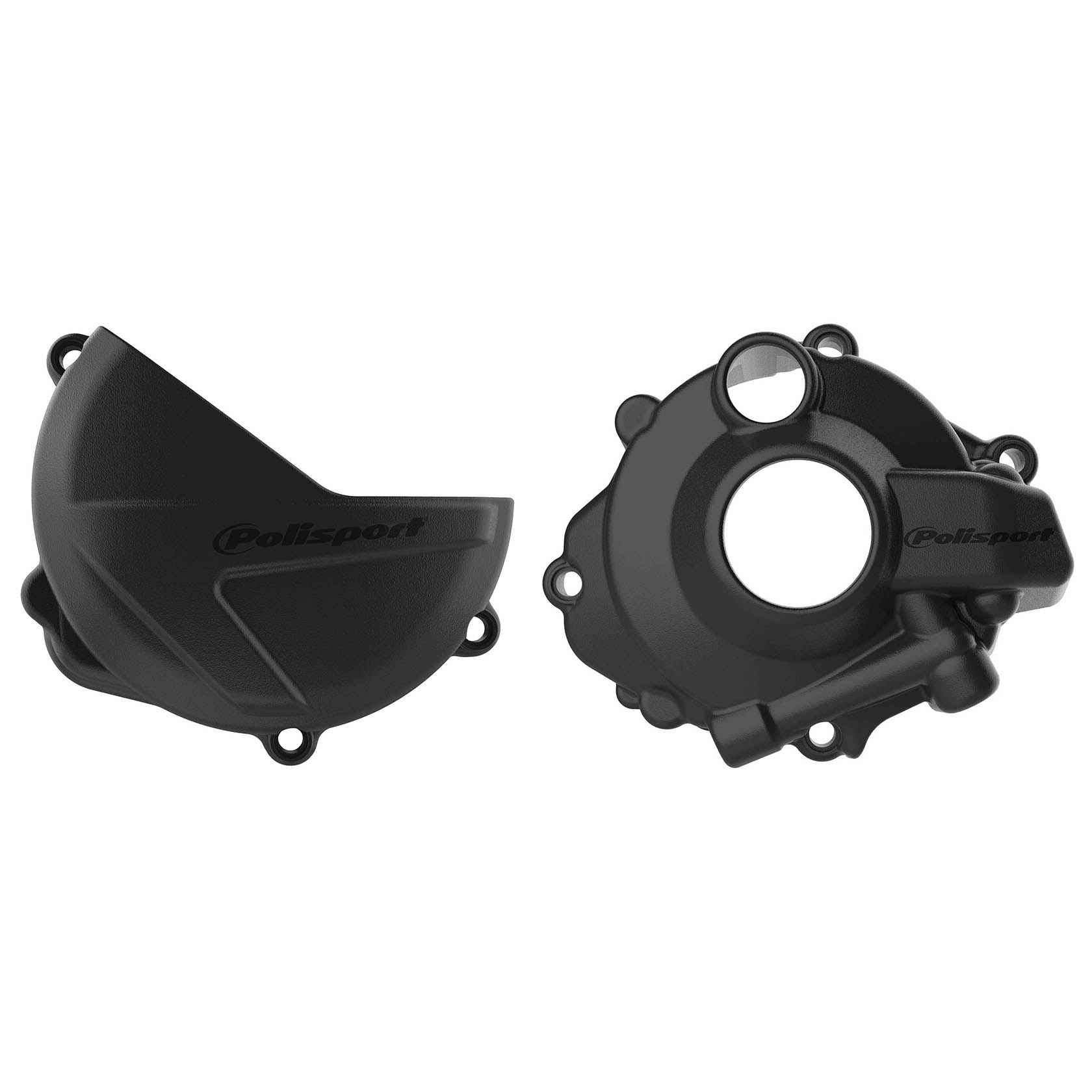 POLISPORT sada krytu alternátoru, spojky a vodního čerpadla HONDA CRF 250R 19-26 barva černá (8465900001+8465700001+8484400001)