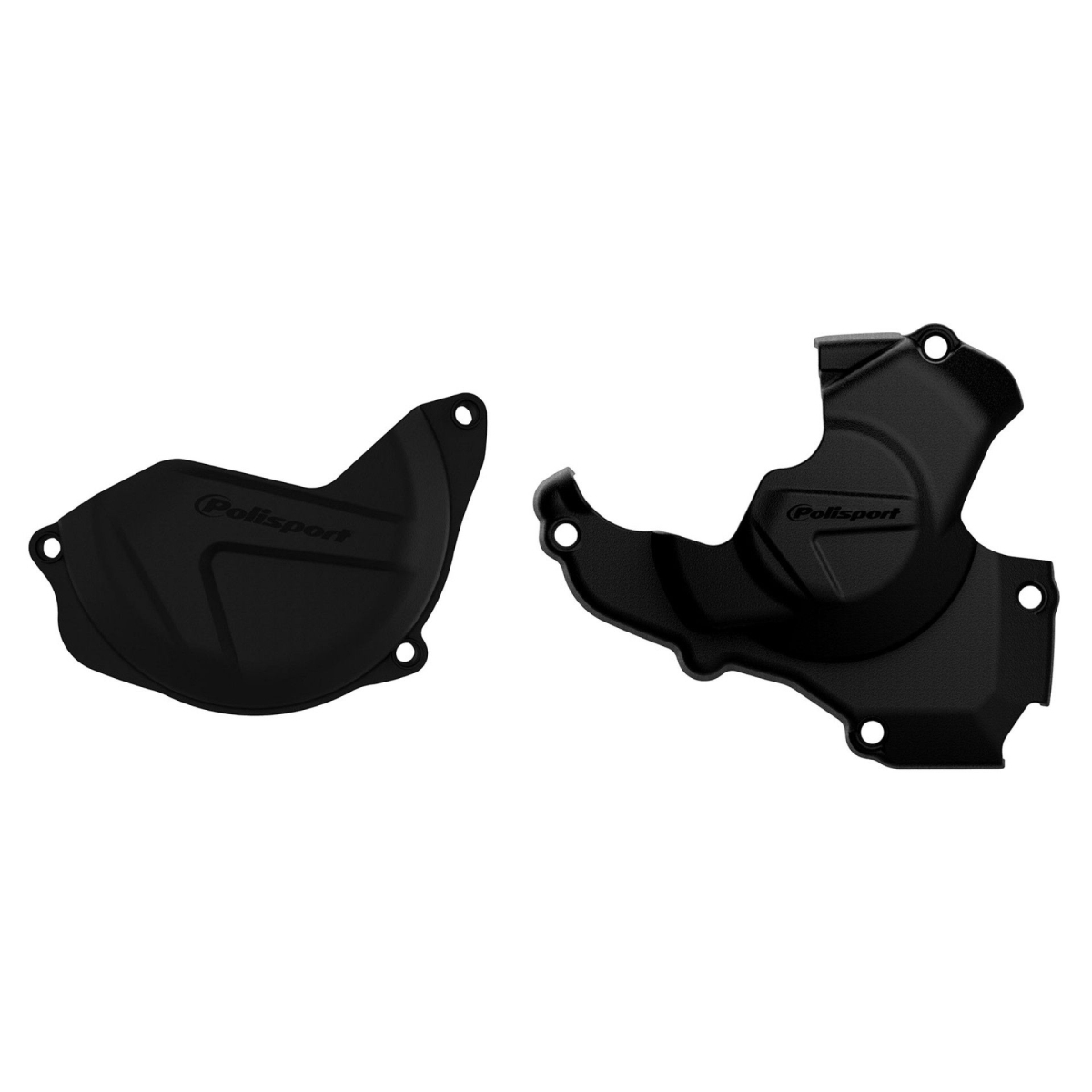 POLISPORT sada krytu alternátoru a spojky HONDA CRF 450R 10-16 barva černá (8461200001+8446900001)