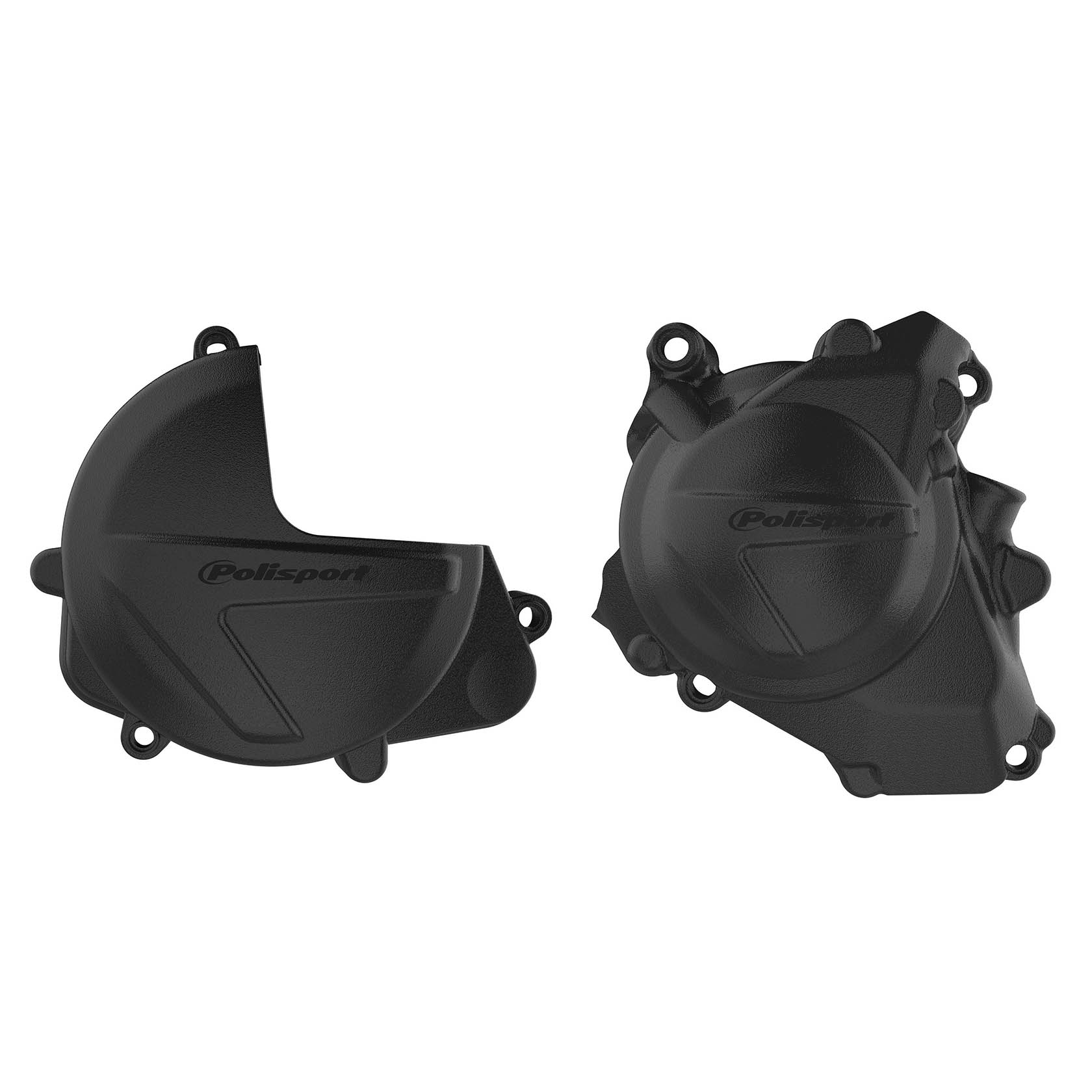 POLISPORT sada krytu alternátoru, spojky a vodního čerpadla HONDA CRF 450R 17-26 barva černá (8462700001+8462800001+8484300001)