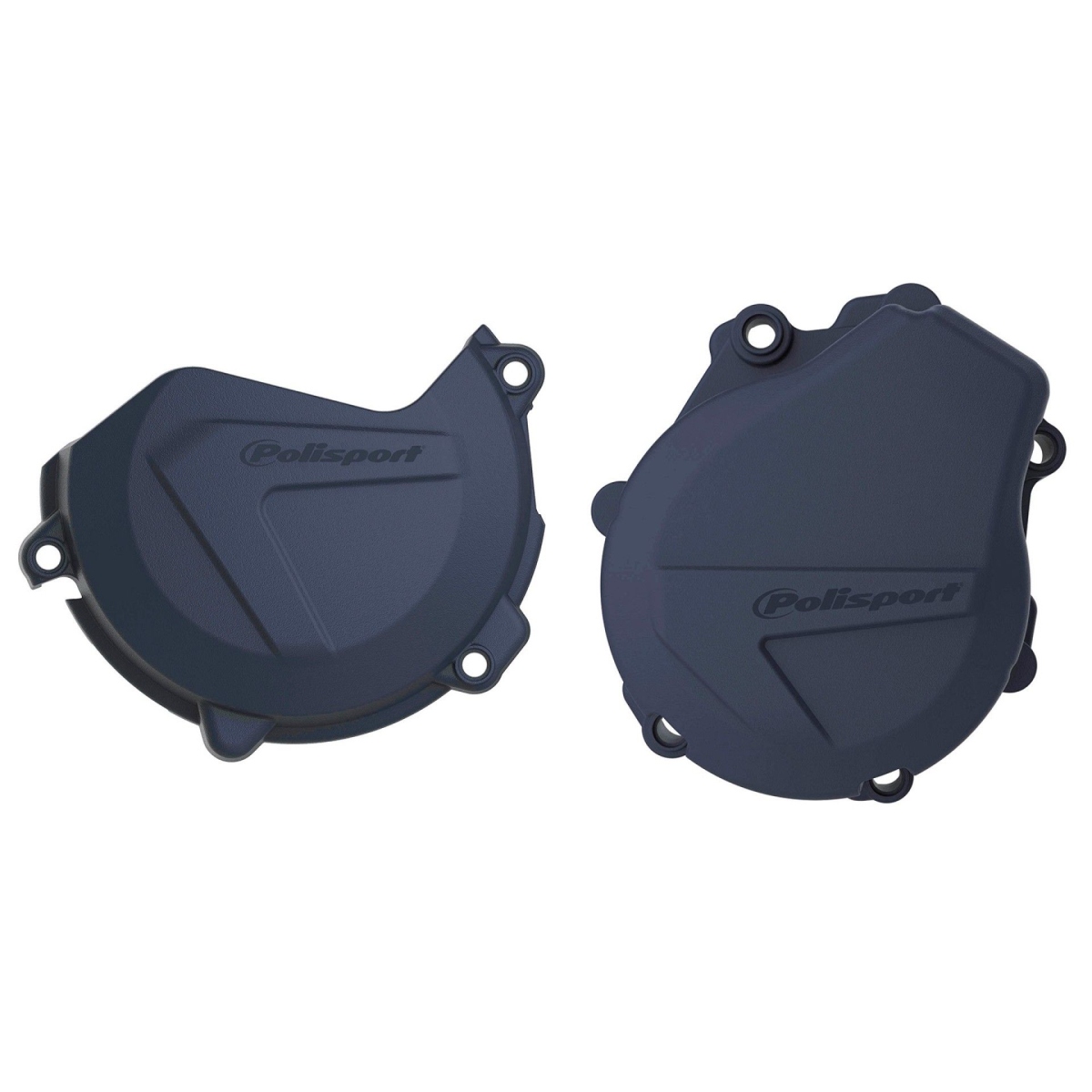 POLISPORT sada krytu alternátoru a spojky KTM EXC-F/XC-F 450/500 17-23; HUSQVARNA FE 450/501 17-23 barva světle modrá (846700003+8460500003)