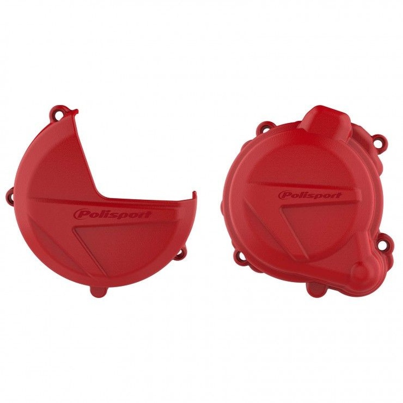 POLISPORT sada krytu alternátoru, spojky a vodního čerpadla BETA 250/300 RR `16-17 barva červená (8463200002+8463300002+8484900002)