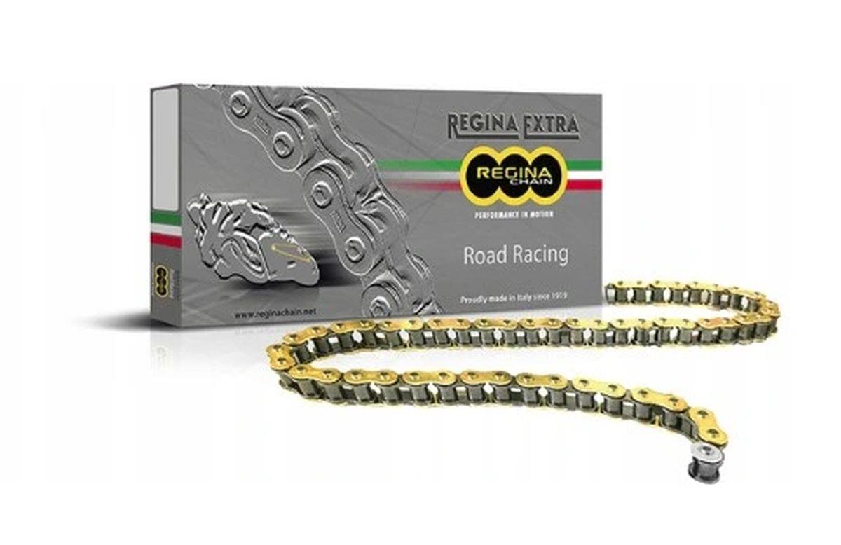 REGINA hnací řetěz 415 90GP4 (136 článků) ROAD závodní barva zlatá (415/136) (90GP4/1000) (bez O-kroužků)