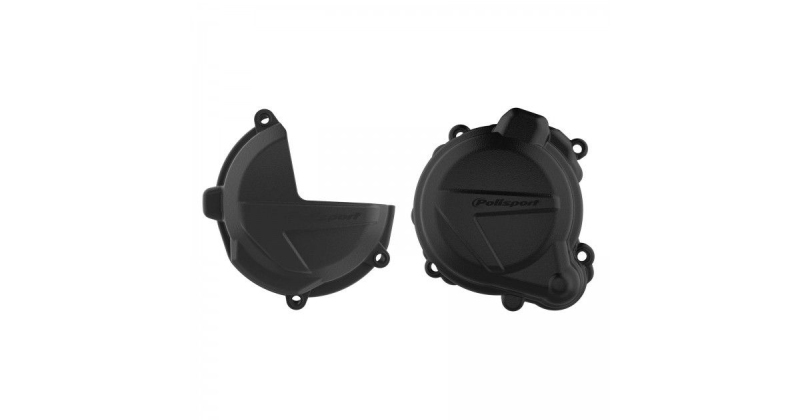 POLISPORT sada krytu alternátoru a spojky BETA 300 RR 18-24; XTRAINER 300 18-26 barva černá (8463300001+8465800001)