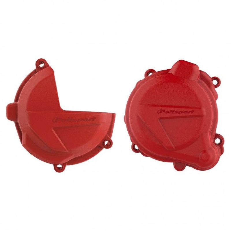 POLISPORT sada krytu alternátoru, spojky a vodního čerpadla BETA 300 RR `18-24, XTRAINER 300 18-26 barva červená (8463300002+8465800002+8484900002)