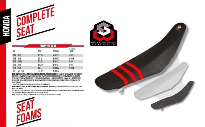Complete saddle BLACKBIRD 9102S