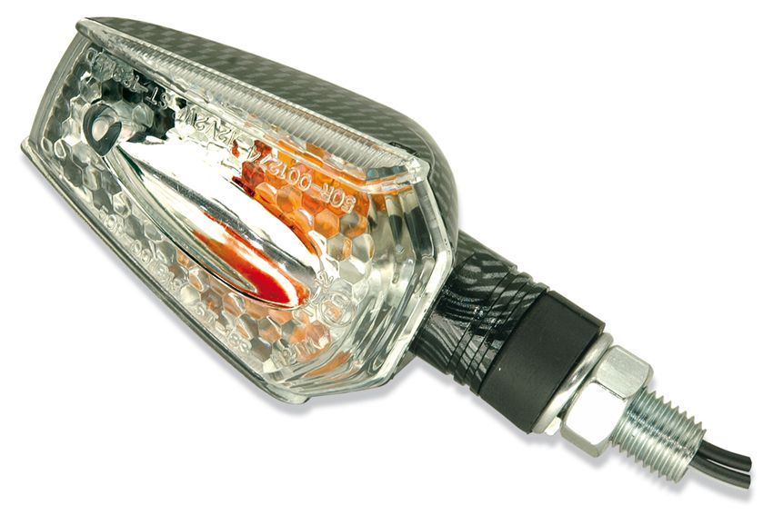 V parts (VICMA) blinker front/rear left/right complete 2 blinkers, paint blinkru karbon (9396)
