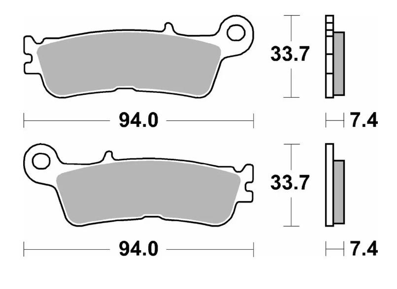 Brake pads SBS 965SI