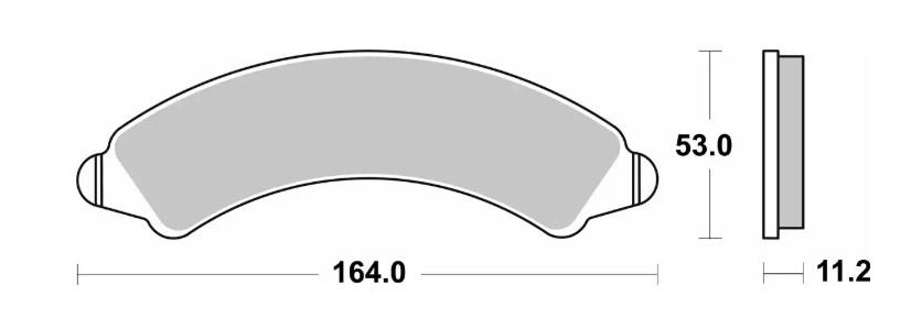 Brake pads SBS 977RSI