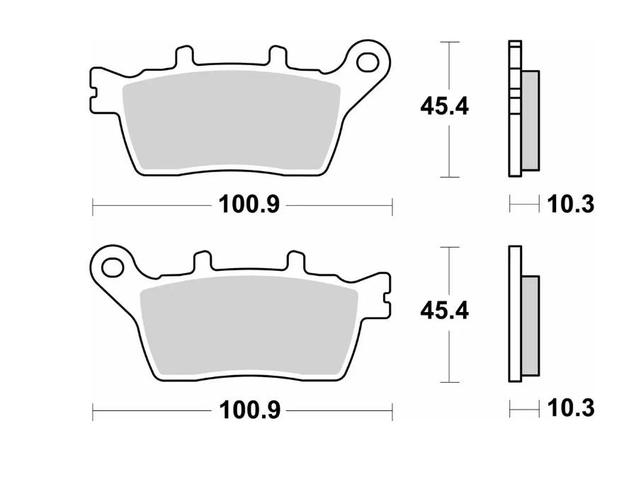 Brake pads SBS 991LS