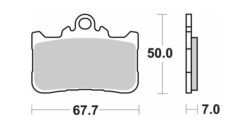 Brake pads SBS 994HS