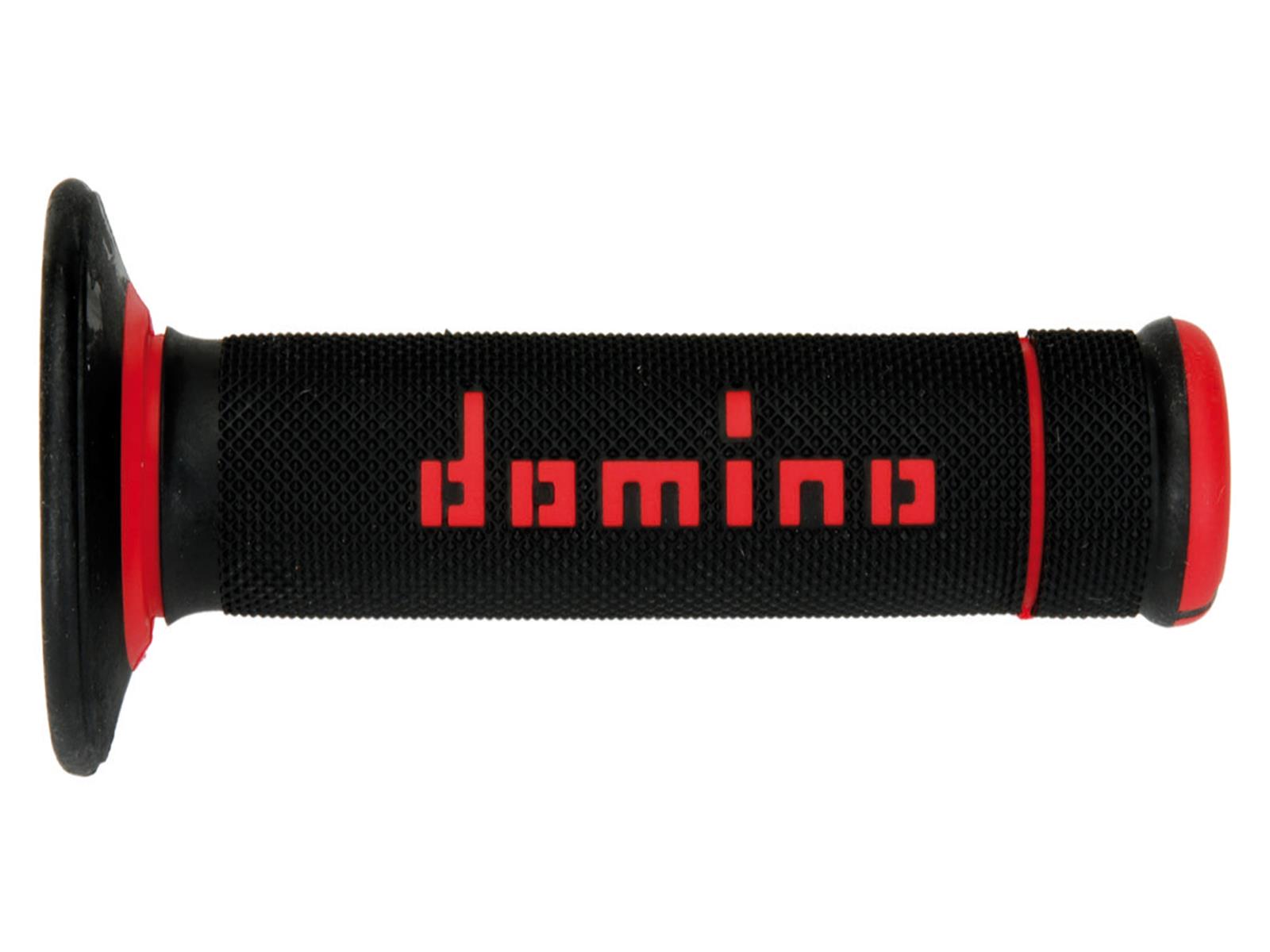 DOMINO gripy OFF ROAD X-TREME dvousložkové barva černá/červená