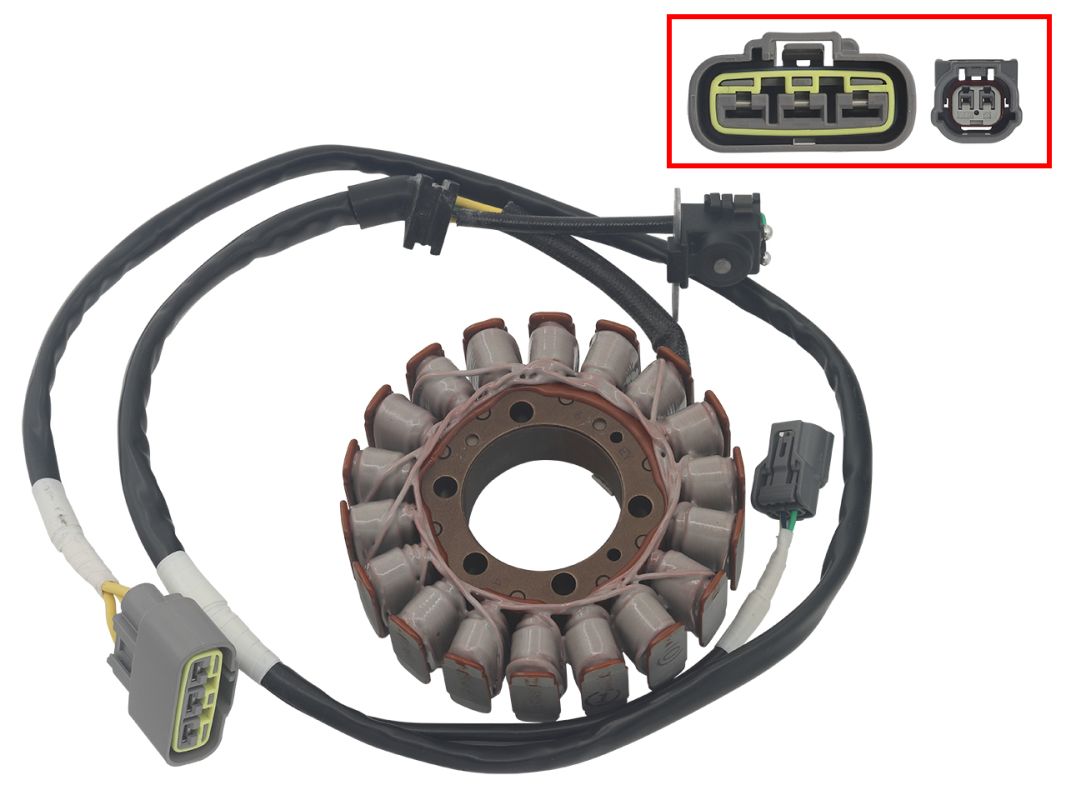 BRONCO stator (vinutí) alternátoru HONDA TRX 420 14-23 (31120-HR3-A41, 31120-HR3-A42, 31120-HR3-HA1) (AT-01495)