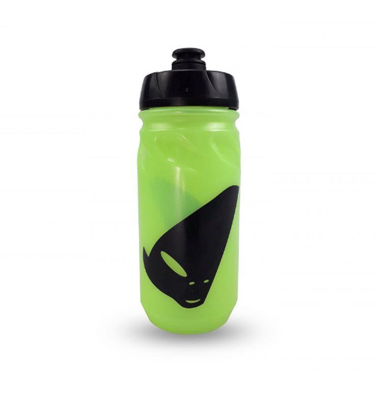 Bottle on water (water bottle) colour green fluorescent UFO AC01987