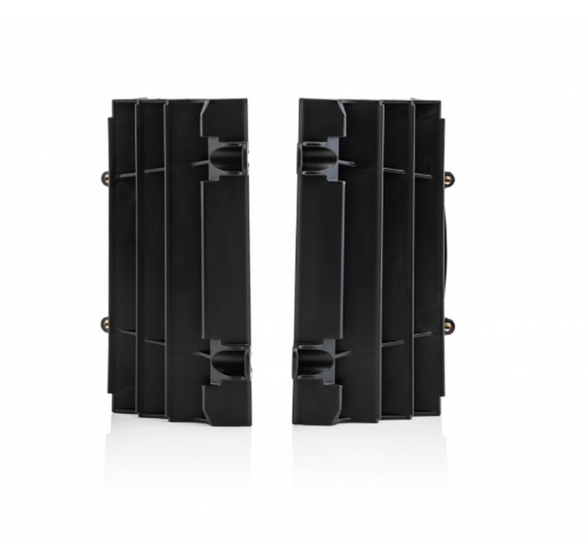 UFO kryty chladiče (mřížka) KTM SX / SXF 125 / 250 19-22, EXC / EXCF 250 / 350 / 450 20-22, HUSQVARNA TC / FC 125 / 250 19-22, TE / TX / FE 250 / 350 / 450 20-22 barva černá