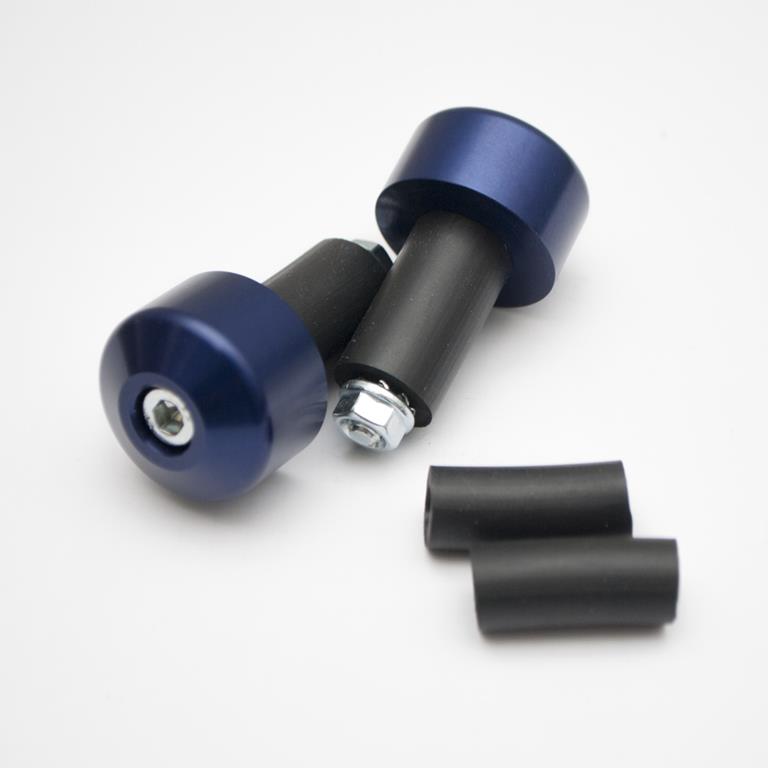 Handlebar weights (rough) colour light blue complete ( BIKETEC AKR07