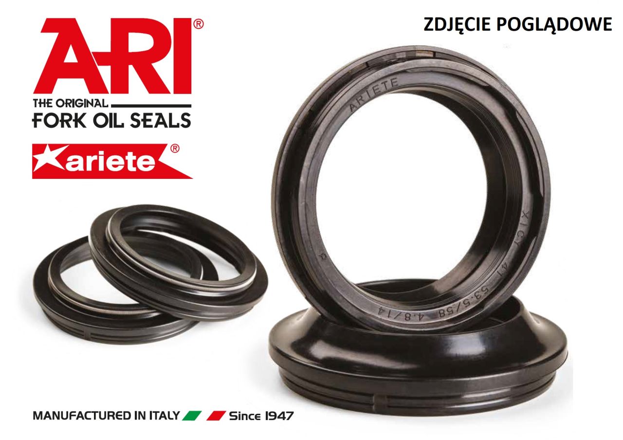 ARIETE gufera vidlice TC4-2 43X53X9,5 KTM SX 85 17-20, HUSQVARNA TC 85 19-20 (ARIETE gufera vidlice TC4-2 43X53X9,5 KTM SX 85 17-20, HUSQVARNA TC 85)