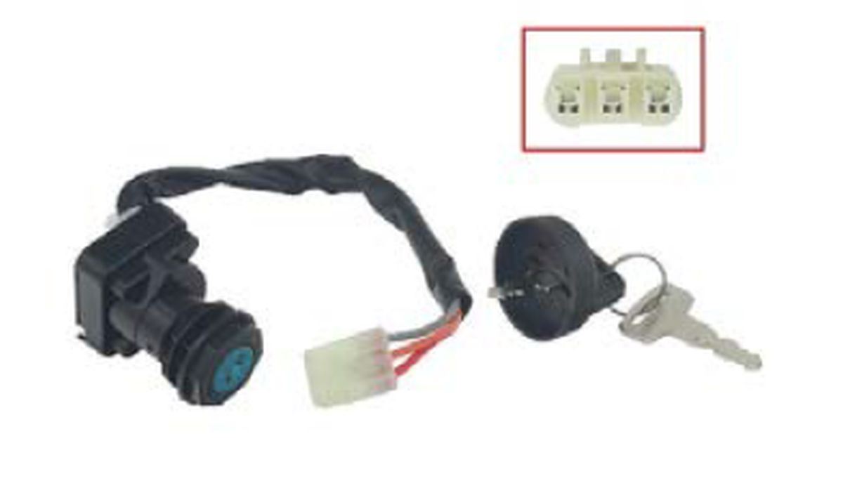 BRONCO spínač zapalování ARCTIC CAT 250/300/375/400/500 01-07, SUZUKI LT-F 250 OZARK 02-14, LT-Z 400 QUADsport 03-04, LT-F/LT-A 500F 98-02 QUADRUNNER (37110-07G00, 37110-09F00)