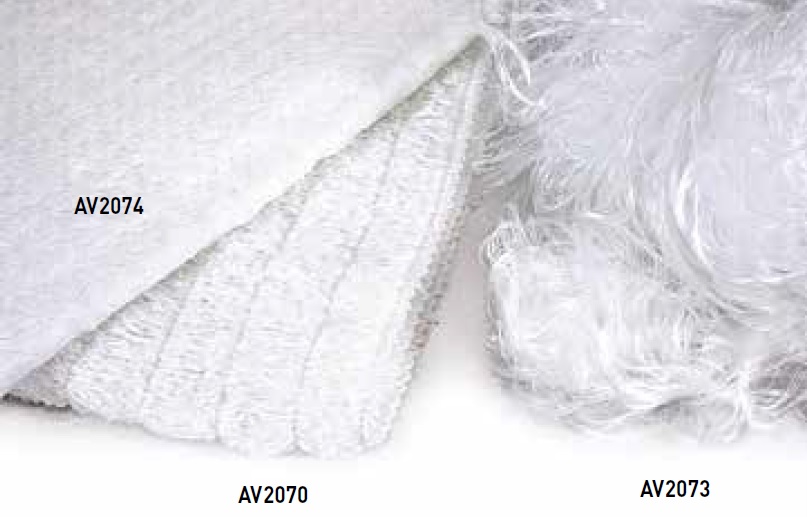 M.C. exhaust packing wool (500°C) (500X350X10mm) (stitched mat) (AV2074)