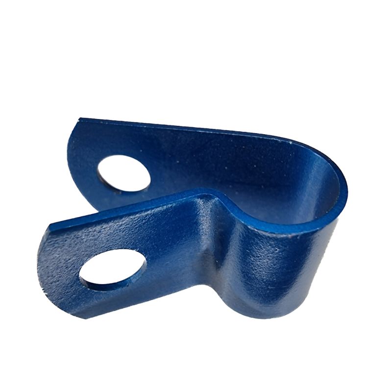 Handle/mount brake lines alumiNIUm light blue FREN TUBO B21150