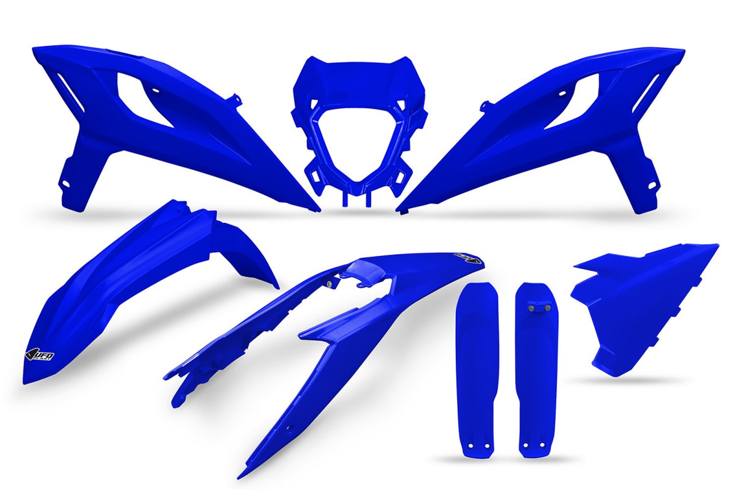 UFO 2026/03 kompletní sada plastů (FULL KIT) s kryty tlumičů BETA RR 2T/4T 250 / 300 / 350 / 400 / 450 25-26 barva světle modrá