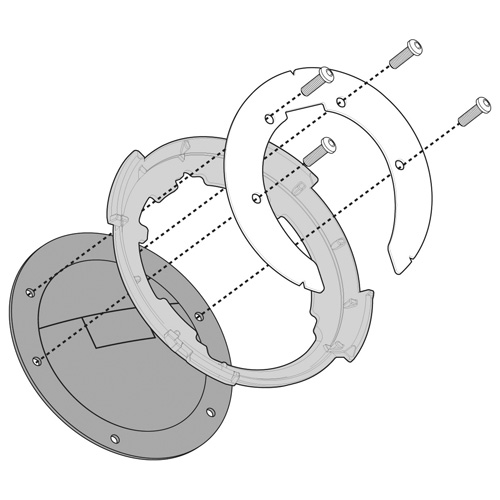 KAPPA držák Tanklock BMW R1200GS 04-12