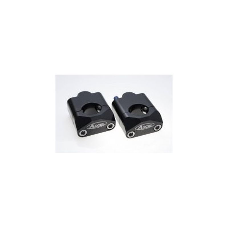 ACCEL držáky/zvedáky na řidítka (28,6mm) výška 20mm barva černá (BM-15BK28)