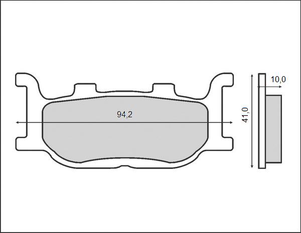 Brake pads BRENTA BR3019