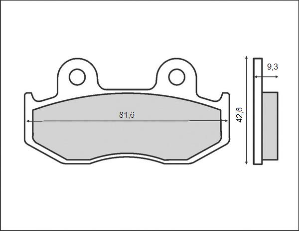 Brake pads BRENTA BR3034