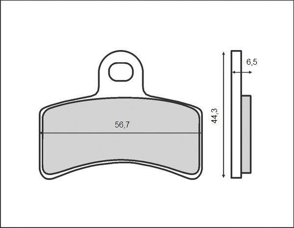 Brake pads BRENTA BR3039