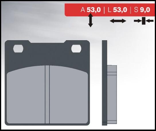 Brake pads BRENTA BR3054
