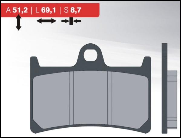 Brake pads BRENTA BR3094