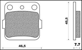 BRENTA brzdové destičky KH084 (organické)