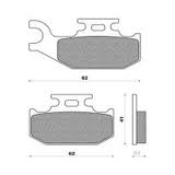 BRENTA brake pads KH413 (organic) (BR3109)