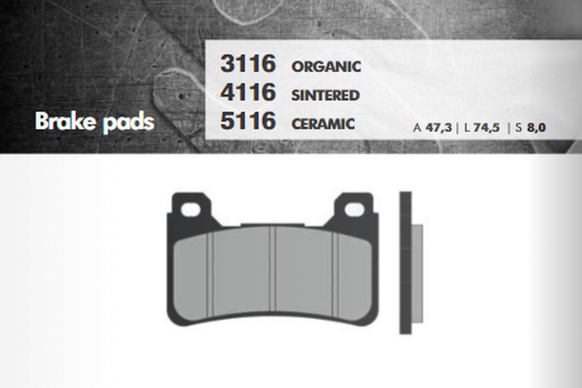 Brake pads BRENTA BR3116