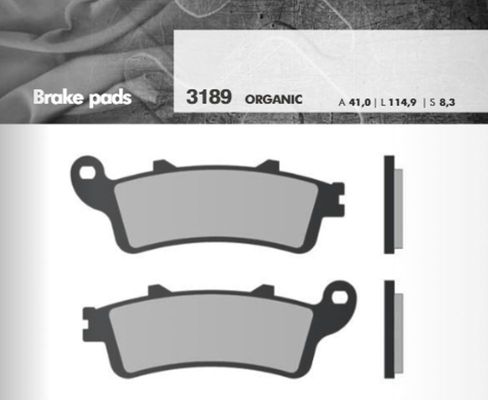 Brake pads BRENTA BR3189