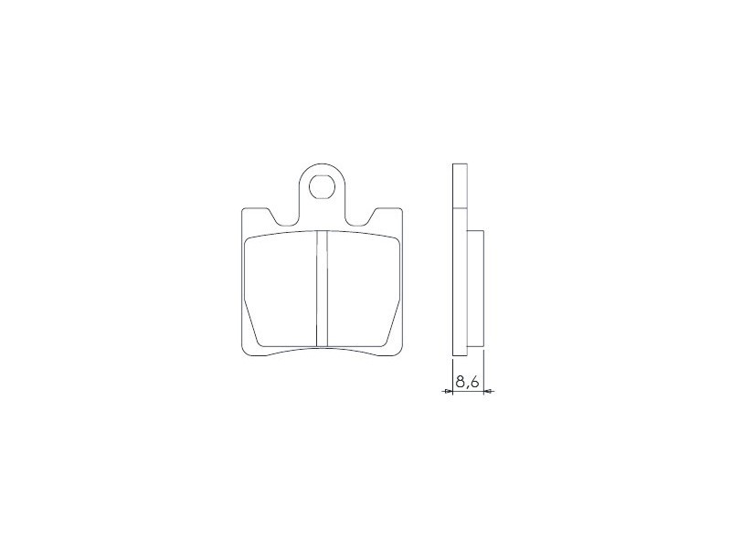 Brake pads BRENTA BR4018