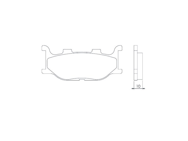 BRENTA brake pads KH199 sinteredcolour gold (ft 4019) (BR4019)