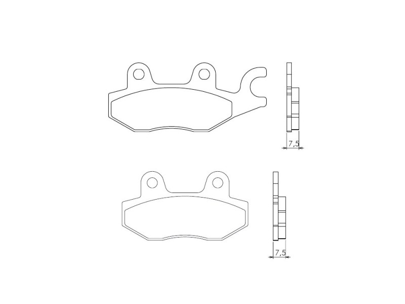 Brake pads BRENTA BR4064