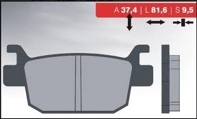 BRENTA brzdové destičky KH415 sintrované barva zlatá (FT 4082) (BRENTA brzdové destičky KH415 sintrované barva zlatá (FT 4082))