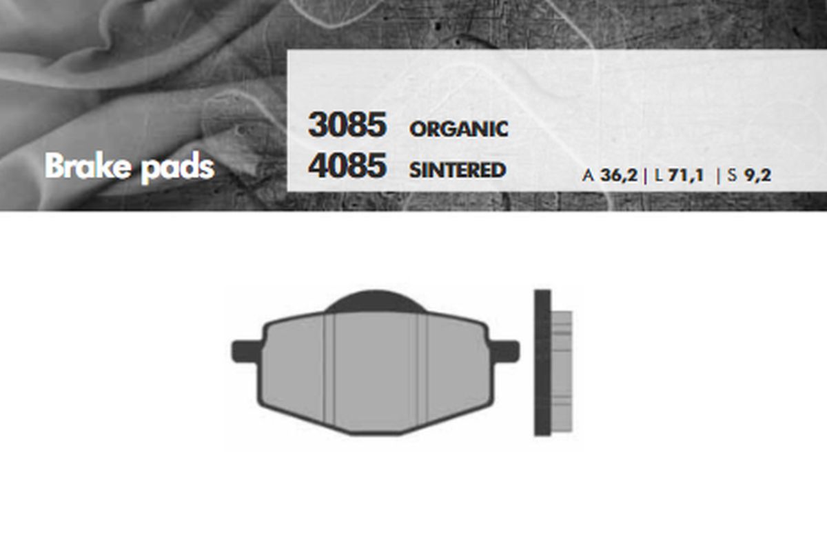 BRENTA brzdové destičky KH101 sintrované barva zlatá (FT 4085)